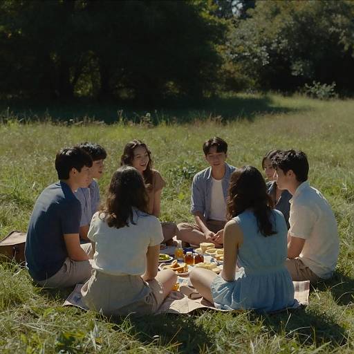 Epic Picnic with Friends in Meadow