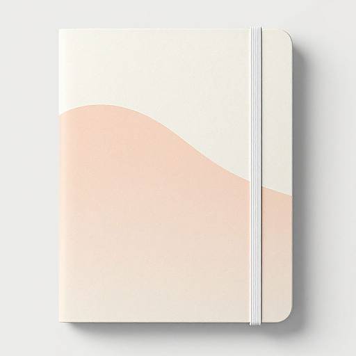 Minimalist Pastel Notebook Cover Design