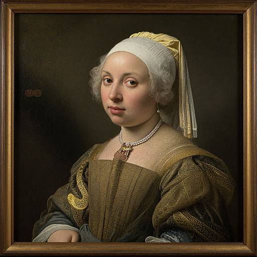 Northern Netherlands Renaissance Woman Portrait