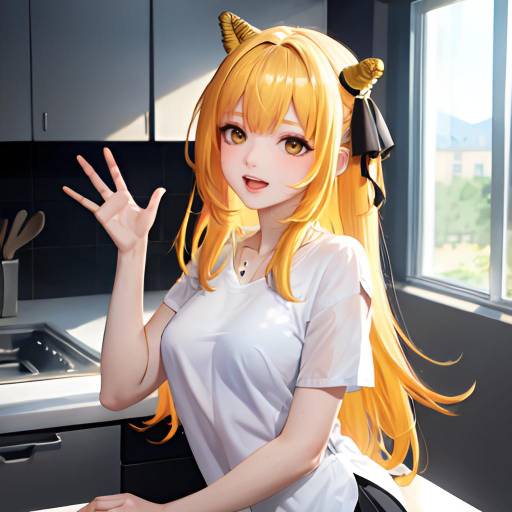 Aesthetic Tohru Honda Close-Up Portrait