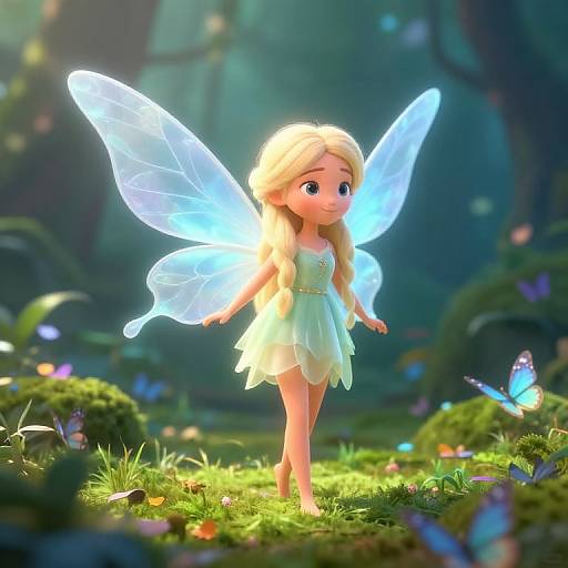 Sandy the Serene Fairy Scene