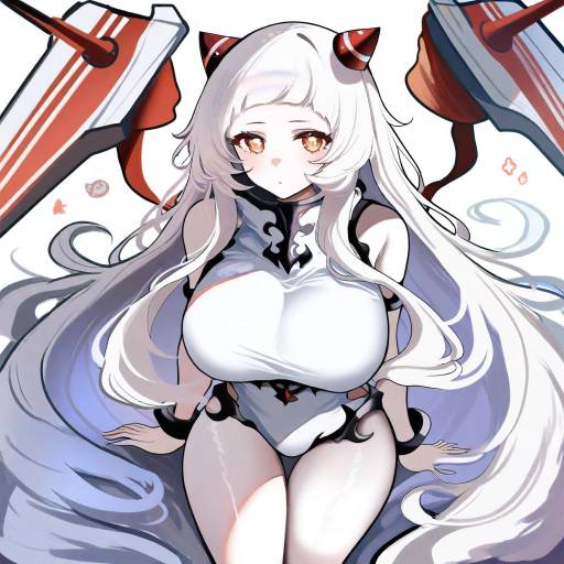 Illustration of Airfield princess, kantai collection in the style of Sak (lemondisk)