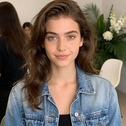 Portrait of a Young Woman in Nature