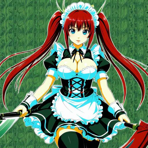 Illustration of Airi (queen's blade), queen's blade in the style of Kurebayashi noe