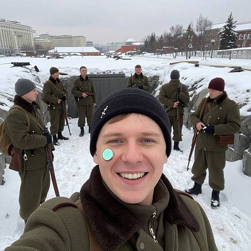 Mint Chocolate Chip Soviet Troops Selfie