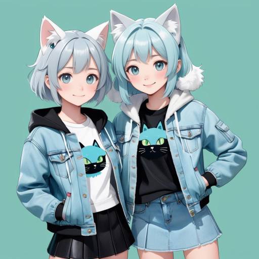 Siblings with Unique Features and Style Siblings with Unique Features and Style