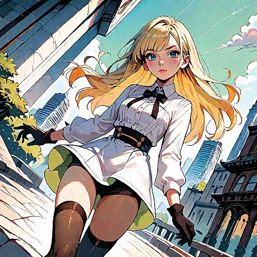 Sky Striker Ace Raye City Portrait