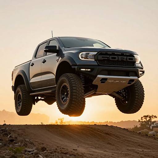 Ford Ranger Raptor Off-Road Jump