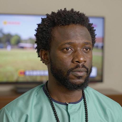 Portrait of a Stylish Black Man