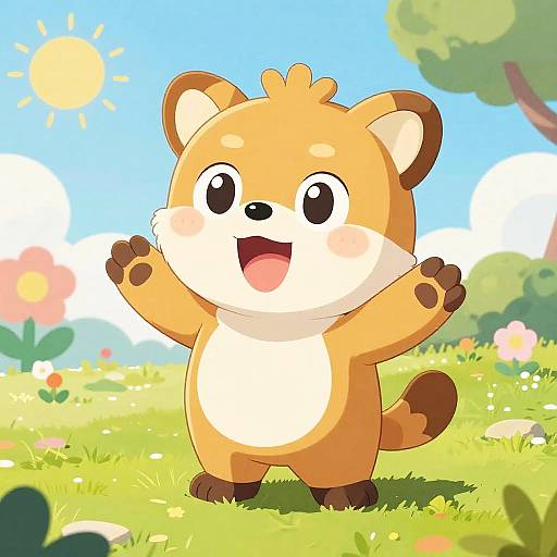 Whimsical Cartoon Animal Character Design