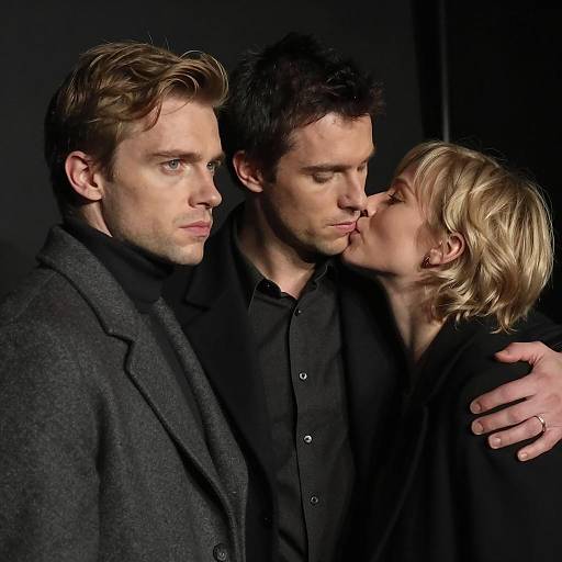 Intimate Trio in a Dark Setting