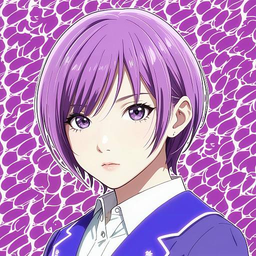 Illustration of Arimura mao, gakuen idolmaster in the style of Hoshi san 3