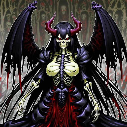 Illustration of Ainz ooal gown, overlord (maruyama) in the style of Urutsu sahari