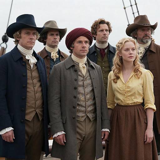 Vibrant 18th-Century Movie Scene