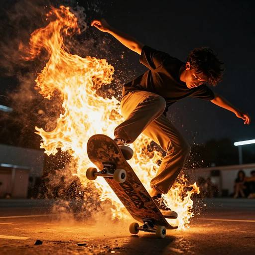 Solar Flare Fantasy Skateboard Tricks