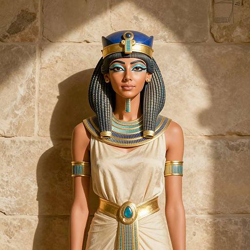 Photorealistic Portrait of Egyptian Goddess