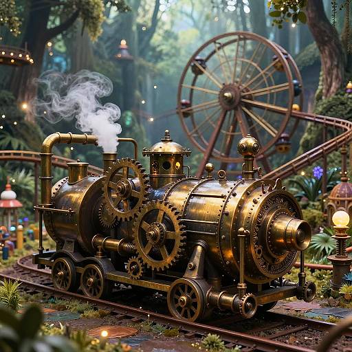 Steampunk Amusement Park Generator