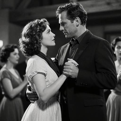 Classic Black and White Dance Poster