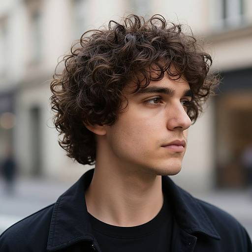 Textured Blowout Street Style Portrait