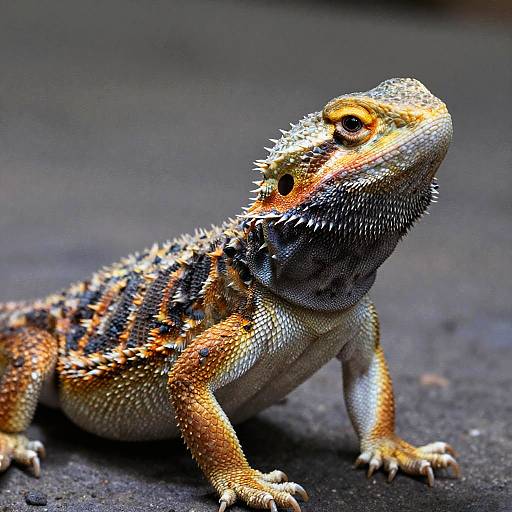 Close-Up Reptile Anatomy Macro Shot