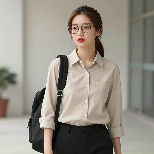 Photorealistic Portrait of Casual Work Attire