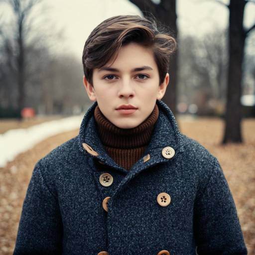 Winter Outfit Fashion: Boy in Focus