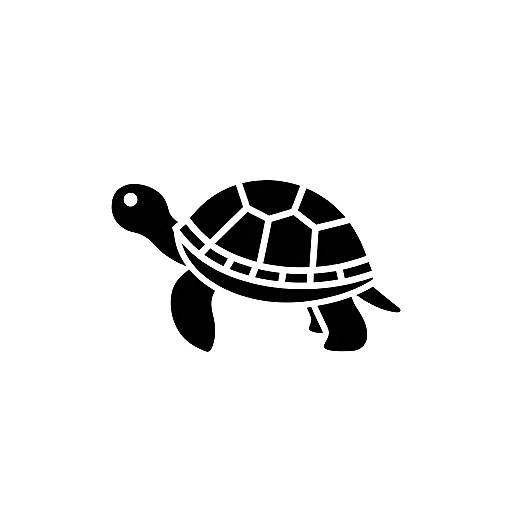 Geometric Turtle Logo Design