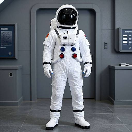 Astronaut in Space Jam Costume