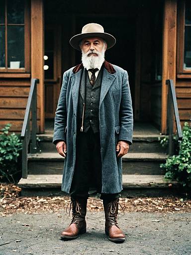 Elderly Man in Incerunmen Costume