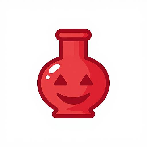 Video Game Red Potion Logo