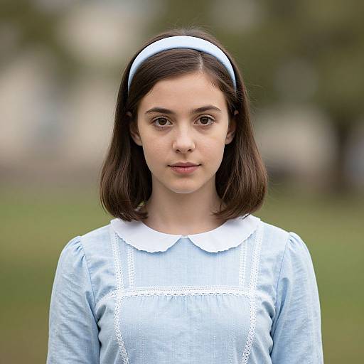 Anne Frank Inspired Fancy Dress Portrait