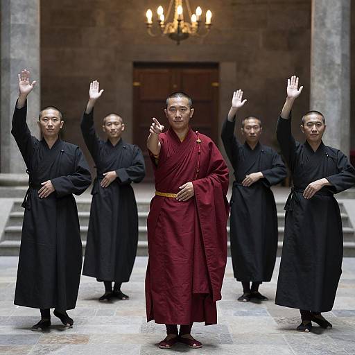 Monks in Dance: A Sacred Gathering