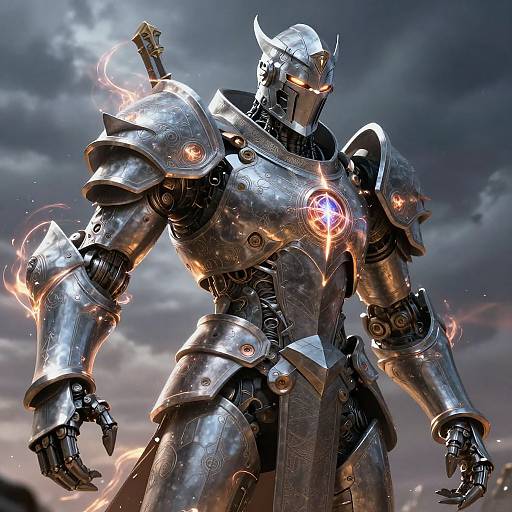 Warforged Knight with Ethereal Energy