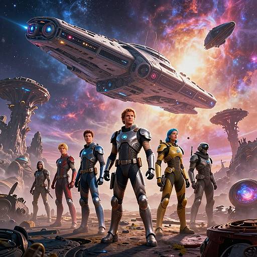 Epic Space Opera Movie Covers