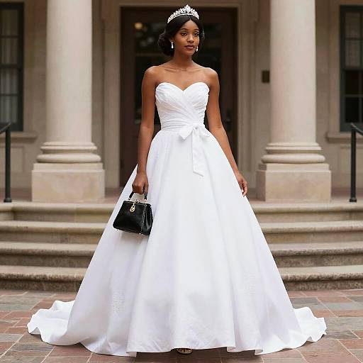 Disney Tiana in Elegant Wedding Dress
