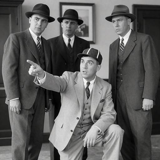 Vintage 1930s Men in Suits Photograph