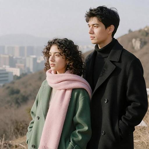 Romantic Outdoor Portrait of a Couple