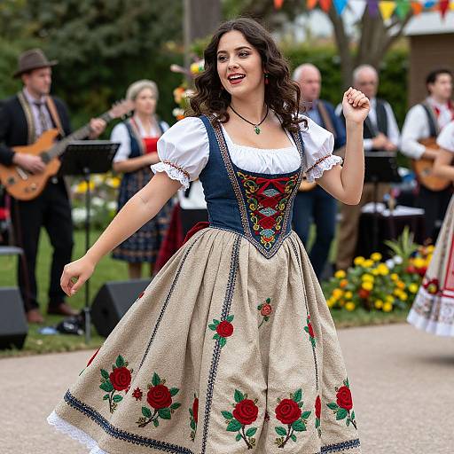 Vibrant Quinceañera Garden Dance