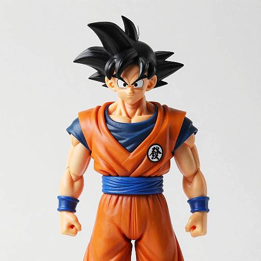 Realistic Goku Action Figure Photo