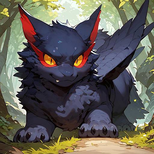 Feral Winged Nargacuga Three-Quarter View