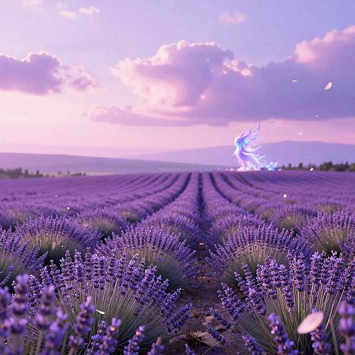 Dreamy Purple Fantasy Lavender Banner