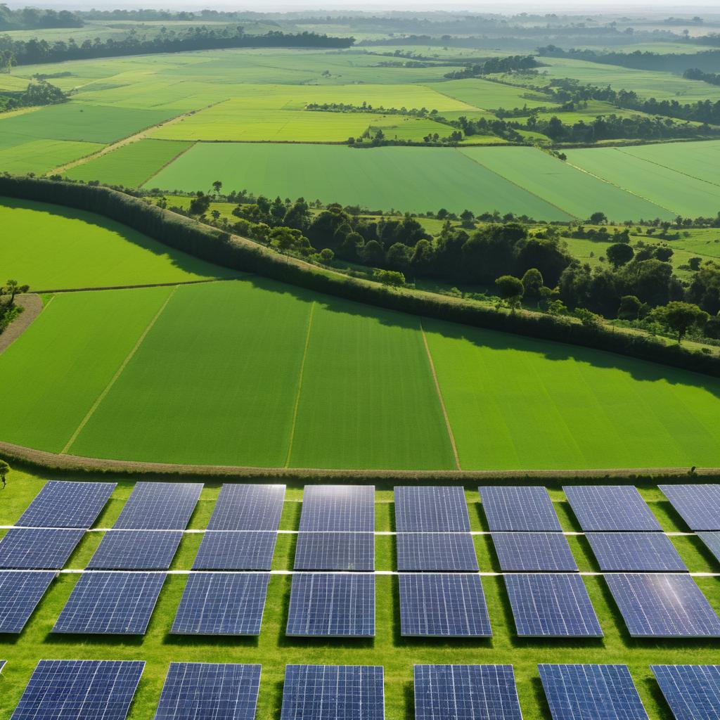 Solar Panel Landscape Photography