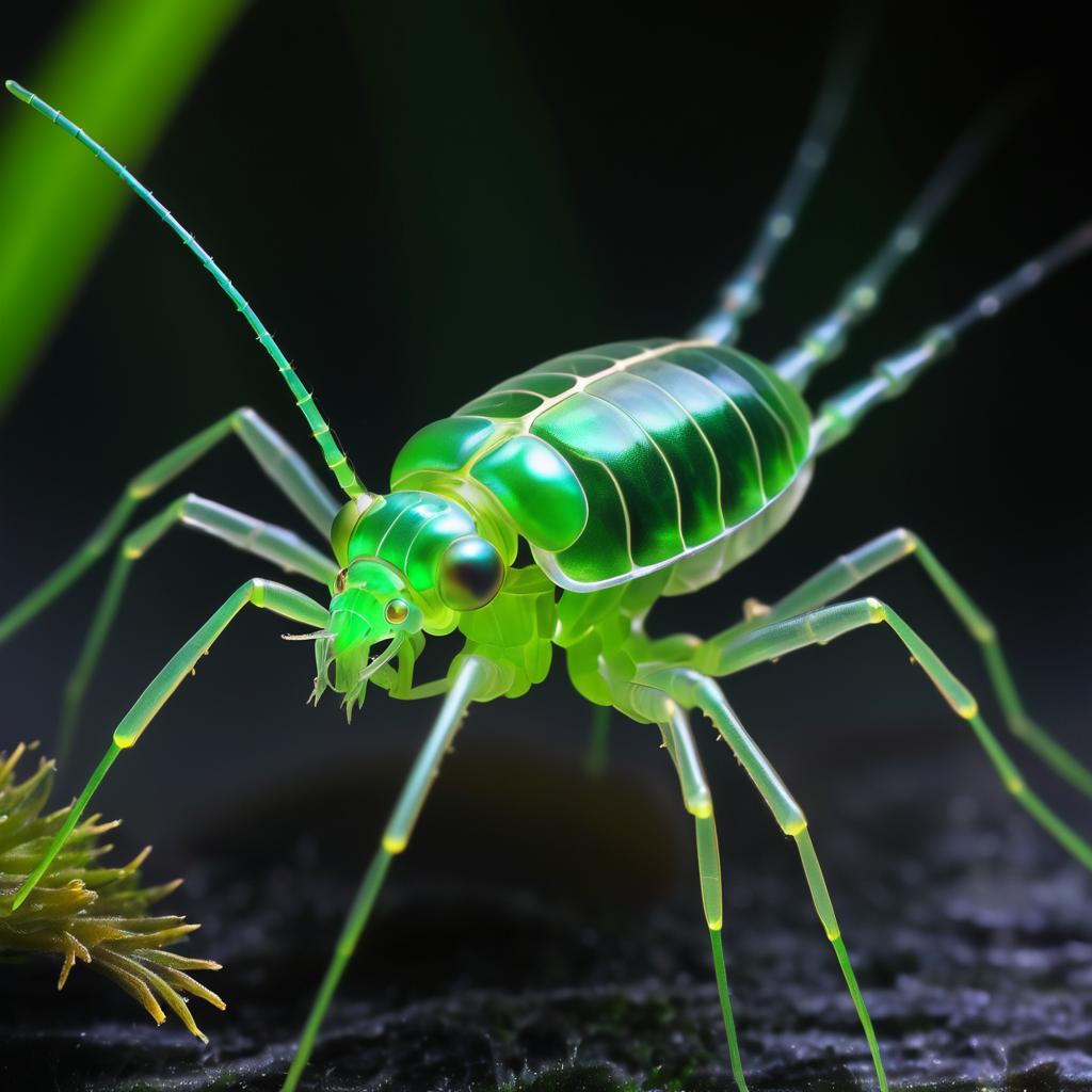 Unique Translucent Arthropod Illustration