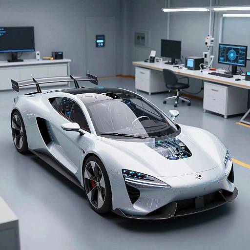 Futuristic AI CAD Vehicle Prototype