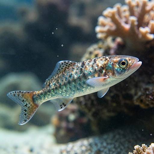 Intricate Pez in Crystal Clear Water