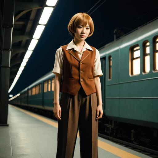Zanelli Cosplay at Train Station