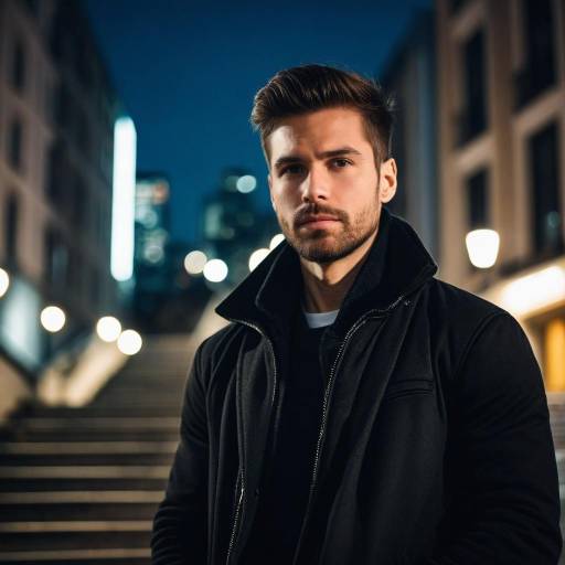 Urban Man in Cinematic Style
