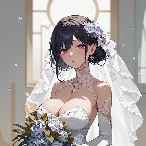 Anime Wedding Dress Screencap