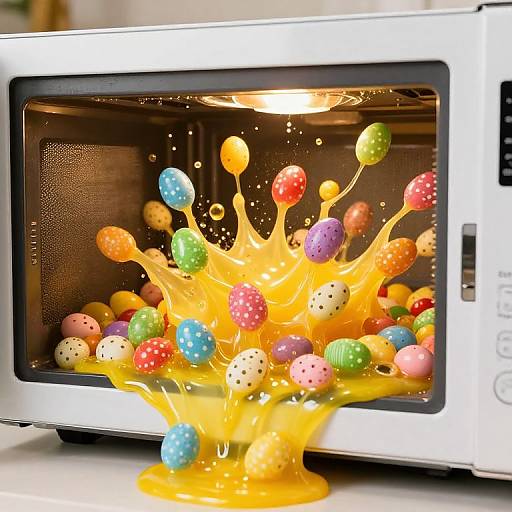 Exploding Easter Peep Candy Chaos