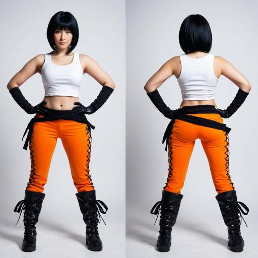 Chell Cosplay Costume Full Body Shot